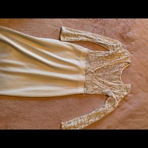 White lace dress